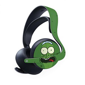 PS5 Skin Anti-Rage Headset Pulse Elite - Pickle Rick And Morty