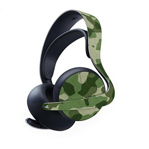 PS5 Skin Anti-Rage Headset Pulse Elite - Camuflado Verde