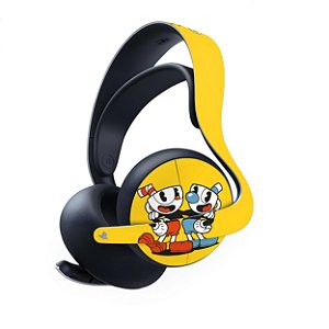 PS5 Skin Anti-Rage Headset Pulse Elite - Cuphead