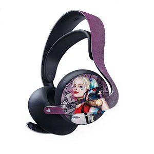PS5 Skin Anti-Rage Headset Pulse Elite - Arlequina Harley Quinn