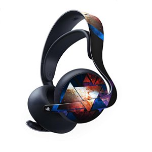 PS5 Skin Anti-Rage Headset Pulse Elite - Abstrato #90