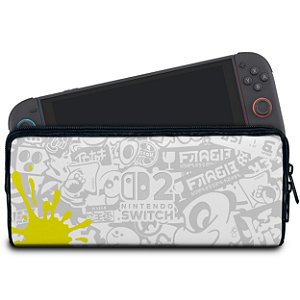 Case Nintendo Switch 2 Bolsa Estojo - Splatoon 3 Special