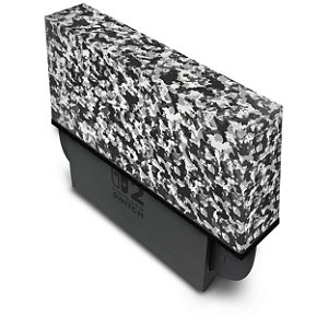 Nintendo Switch 2 Capa Anti Poeira - Camuflada Cinza