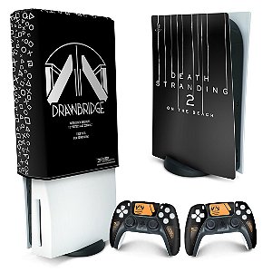 KIT PS5 Skin e Capa Anti Poeira - Death Stranding 2