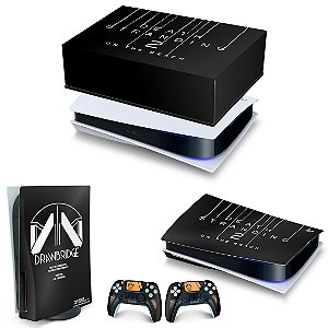 KIT PS5 Capa Anti Poeira e Skin - Death Stranding 2