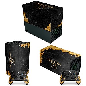 KIT Xbox Series X Capa Anti Poeira e Skin - Clair Obscur: Expedition 33