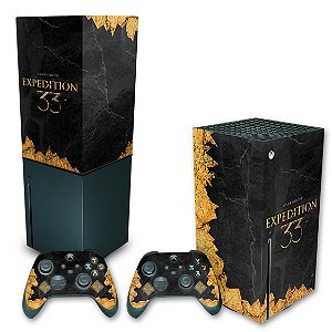 KIT Xbox Series X Skin e Capa Anti Poeira - Clair Obscur: Expedition 33