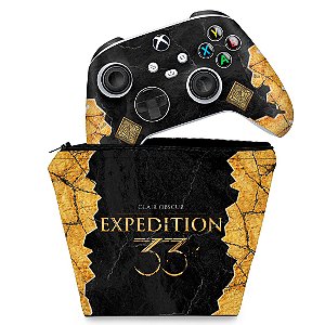 KIT Capa Case e Skin Xbox Series S X Controle - Clair Obscur: Expedition 33