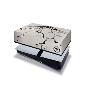 PS5 Pro Capa Anti Poeira Horizontal - Ghost Of Yotei