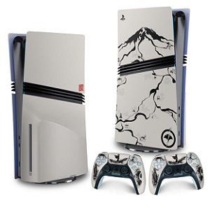 Skin PS5 Pro Vertical - Ghost Of Yotei