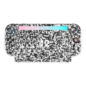 Nintendo Switch 2 Skin Anti-Rage - Camuflada Cinza