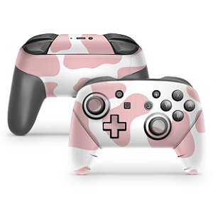 Nintendo Switch Pro Controle Skin - Vaquinha Rosa
