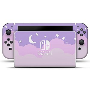 Nintendo Switch Oled Skin - Noite Estrelada