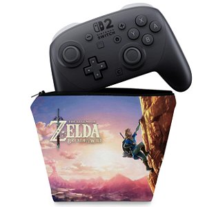 Capa Nintendo Switch 2 Pro Controle Case - Zelda Breath Of The Wild