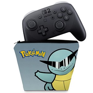 Capa Nintendo Switch 2 Pro Controle Case - Pokémon Squirtle