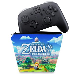 Capa Nintendo Switch 2 Pro Controle Case - Zelda Link's Awakening