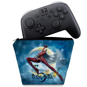 Capa Nintendo Switch 2 Pro Controle Case - Bayonetta 2