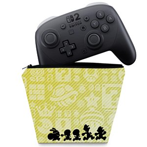 Capa Nintendo Switch 2 Pro Controle Case - New Super Mario Bros. U