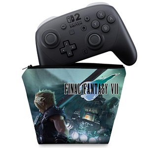 Capa Nintendo Switch 2 Pro Controle Case - Final Fantasy Vii: Remake