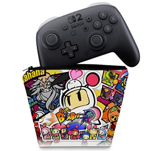 Capa Nintendo Switch 2 Pro Controle Case - Bomberman