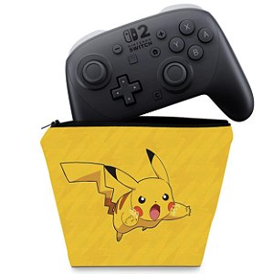 Capa Nintendo Switch 2 Pro Controle Case - Pikachu Pokemon
