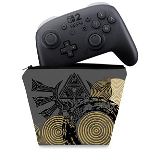 Capa Nintendo Switch 2 Pro Controle Case - Zelda Tears of the Kingdom Edition