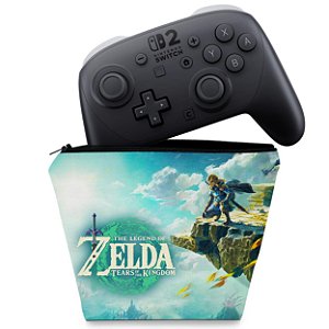 Capa Nintendo Switch 2 Pro Controle Case - Zelda Tears of the Kingdom