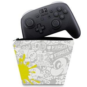 Capa Nintendo Switch 2 Pro Controle Case - Splatoon 3 Special