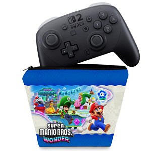Capa Nintendo Switch 2 Pro Controle Case - Super Mario Bros. Wonder