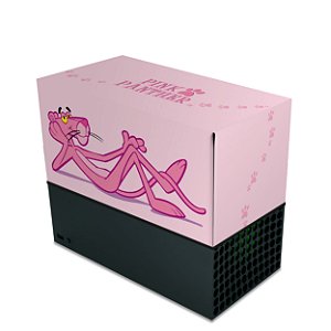 Capa Xbox Series X Anti Poeira - Pantera Cor de Rosa