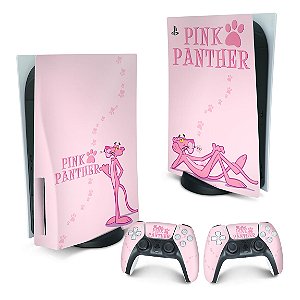 PS5 Skin - Pantera Cor de Rosa