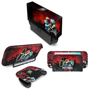 KIT Nintendo Switch 2 Skin Anti-Rage e Capa Anti Poeira - Modelo 053