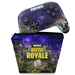 KIT Capa Case e Skin Anti-Rage Nintendo Switch 2 Pro Controle - Modelo 026