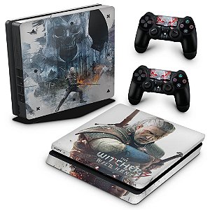 PS4 Slim Skin - The Witcher #B