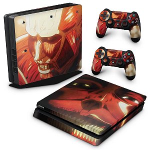 PS4 Slim Skin - Attack On Titan - shingeki no kyojin #B