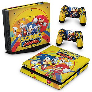 PS4 Slim Skin - Sonic Mania