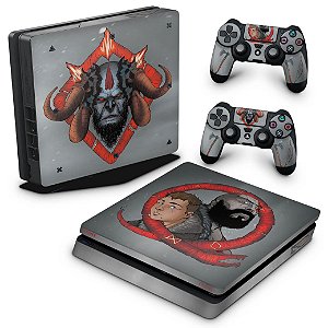 PS4 Slim Skin - God of War 4