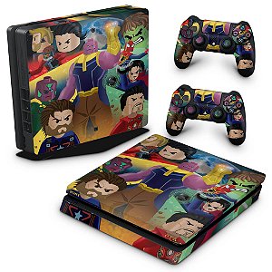 PS4 Slim Skin - Lego Avengers Vingadores