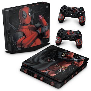 PS4 Slim Skin - Deadpool 2