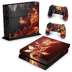 Ps4 Fat Skin - Fire Flower