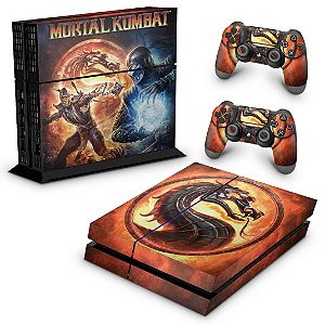 Ps4 Fat Skin - Mortal Kombat