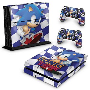 Ps4 Fat Skin - Sonic The Hedgehog