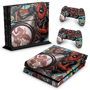 Ps4 Fat Skin - Deadpool