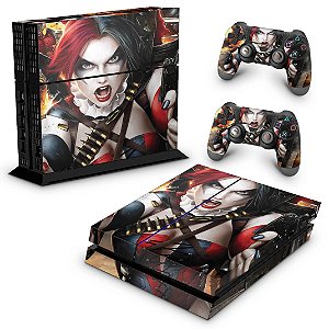 Ps4 Fat Skin - Harley Quinn - Arlequina #b