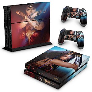 Ps4 Fat Skin - Mulher Maravilha