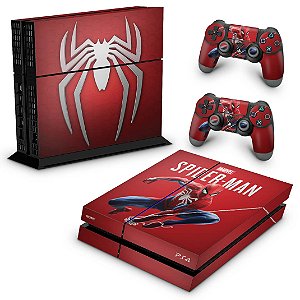 Ps4 Fat Skin - Homem Aranha Spider-man