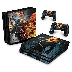 PS4 Pro Skin - Ghost Rider #B