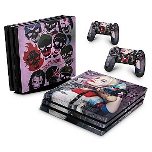 PS4 Pro Skin - Esquadrão Suicida #C