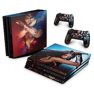 PS4 Pro Skin - Mulher Maravilha