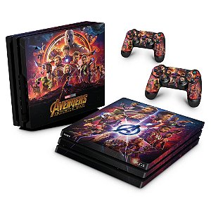 PS4 Pro Skin - Os Vingadores: Guerra Infinita